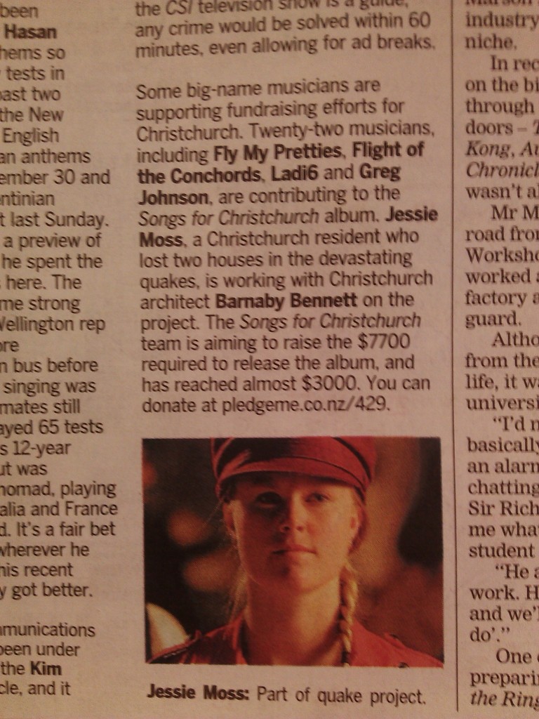 Songs for ChCh Dom Post